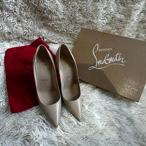 Christian Louboutin Nude Pumps – Size 35.5 (Worn Once, Excellent Condition)